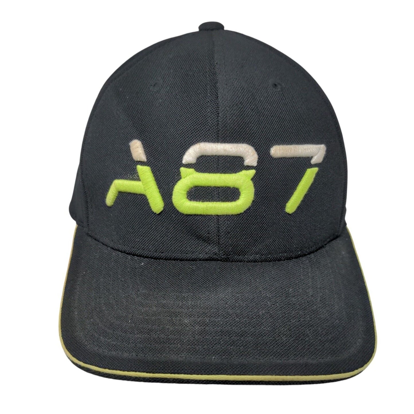 A87 Fitted Hat Black Small/Medium Embroidered Flexfit Aeropostale