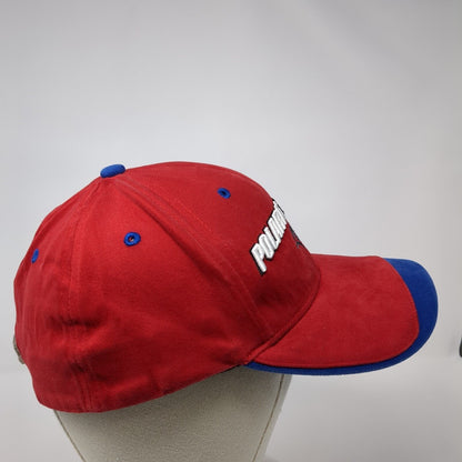 Polaris Racing Fitted Hat Red One Size Embroidered Outdoor 6 Panel