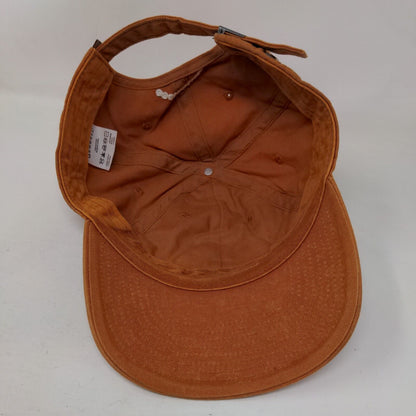 Outdoors Is For Everyone Slideback Hat Orange One Size Embroidered Merrell