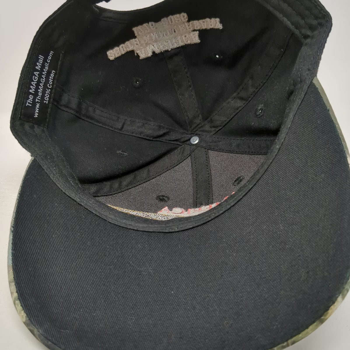 The MAGA Mall Baseball Cap Black OSFM America 250th Anniversary Washington Hat