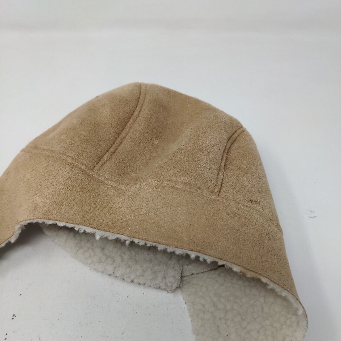 BabyGap Fleece Lined Hat Tan Size 12-18 Months Ears Cute Polyester