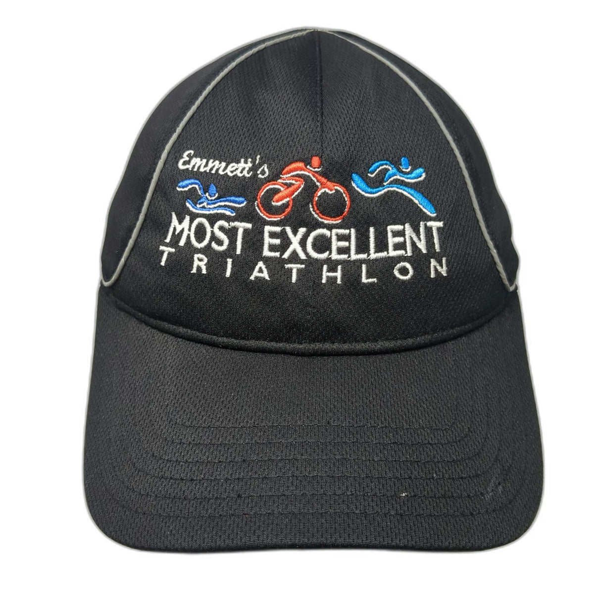 Outdoor Cap Baseball Cap Black One Size Most Excellent Triathlon Mesh Piping Hat