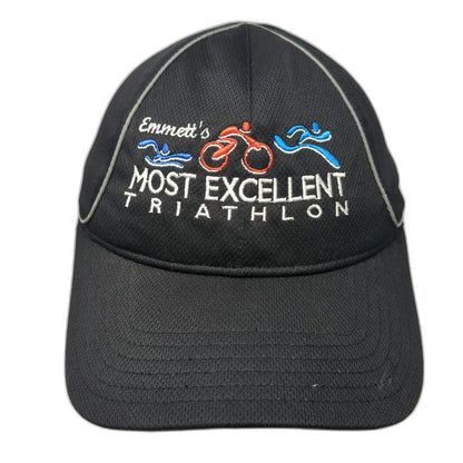 Outdoor Cap Baseball Cap Black One Size Most Excellent Triathlon Mesh Piping Hat