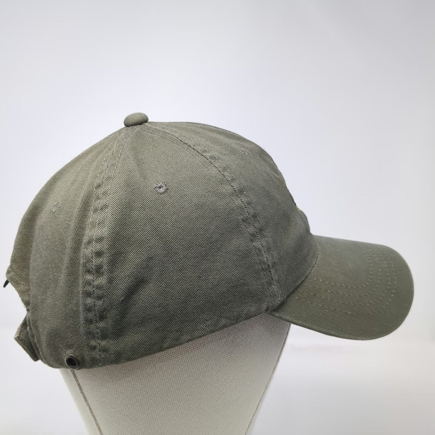 X-Tractable Baseball Cap Green One Size BFT Tuna Logo Fishing Strapback Hat