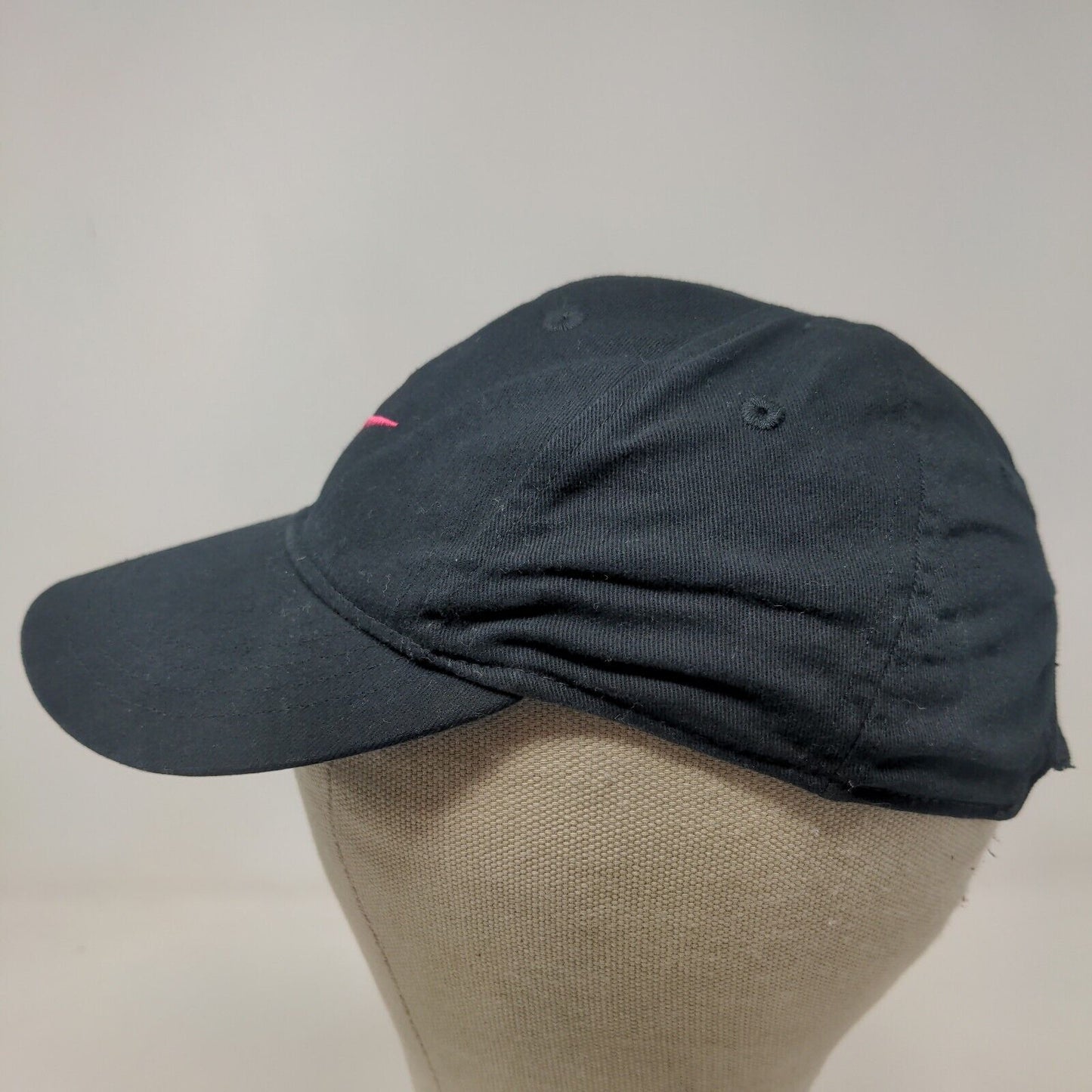 Nike Girl's Toddler Hat Black Adjustable Embroidered Swoosh Logo