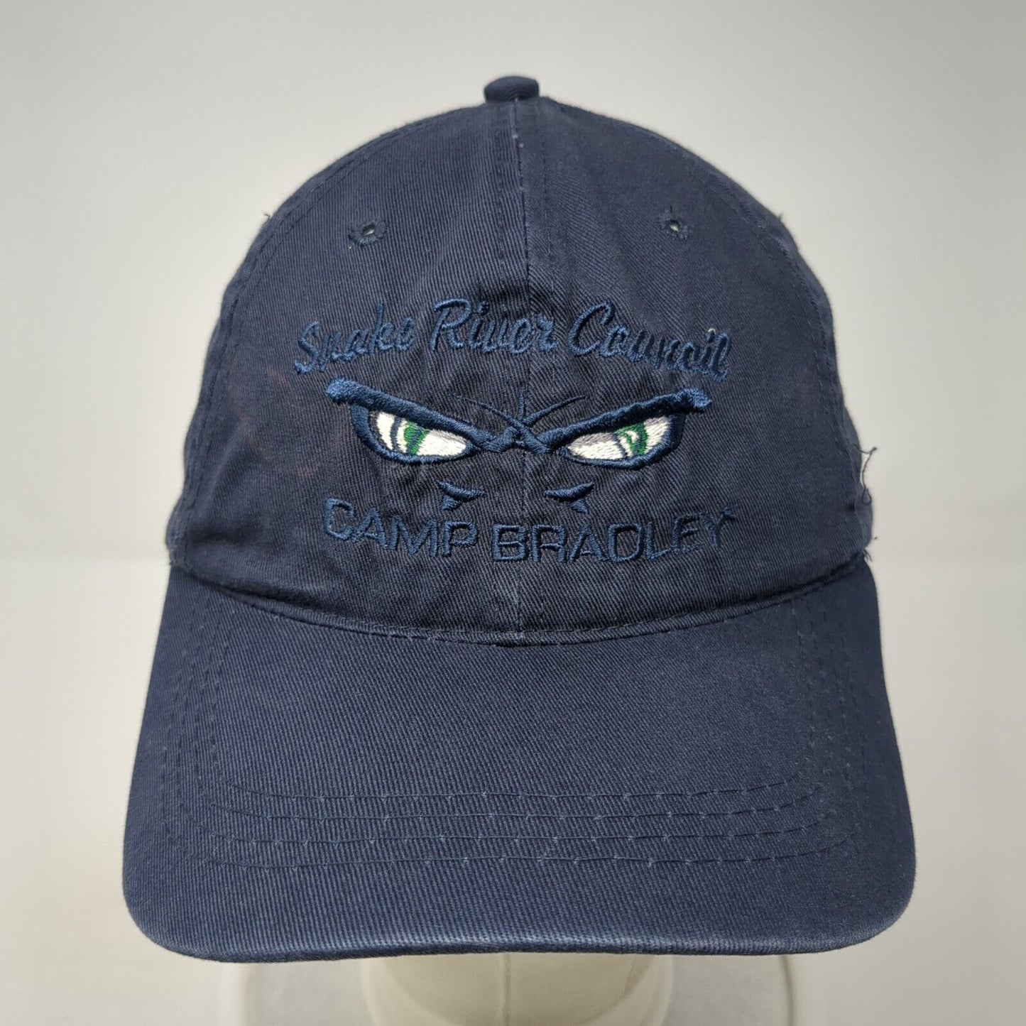 Snake River Council Camp Bradley Slideback Hat Blue One Size Adjustable Otto