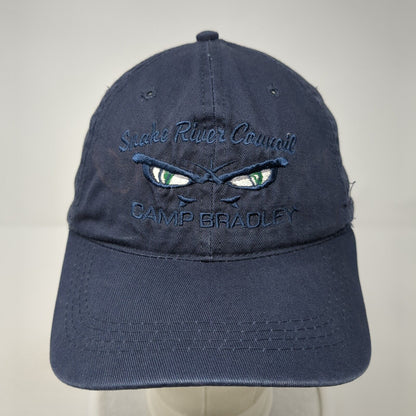 Snake River Council Camp Bradley Slideback Hat Blue One Size Adjustable Otto
