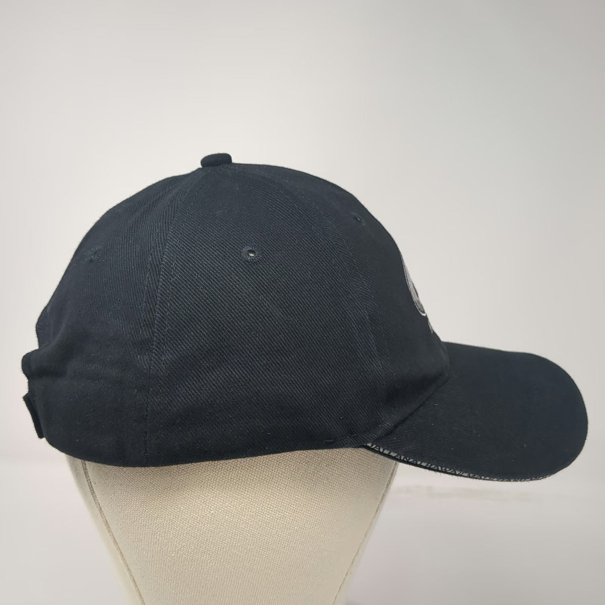 Surfware Baseball Cap Black One Size Hawaii Wave Palm Tree Graphic Strapback Hat