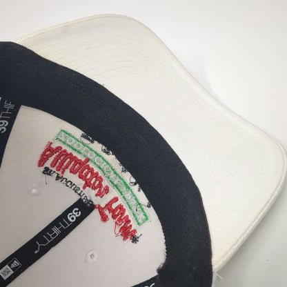New Era Baseball Cap White M St Augustine Alligator Farm Mesh Fitted Hat 39THIRTY