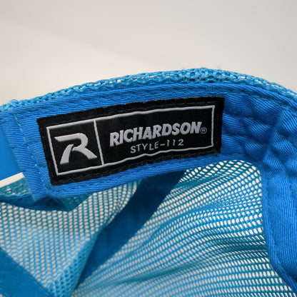 Richardson Trucker Hat Gray Blue One Size Nichols CPA Mesh Back Snapback Hat