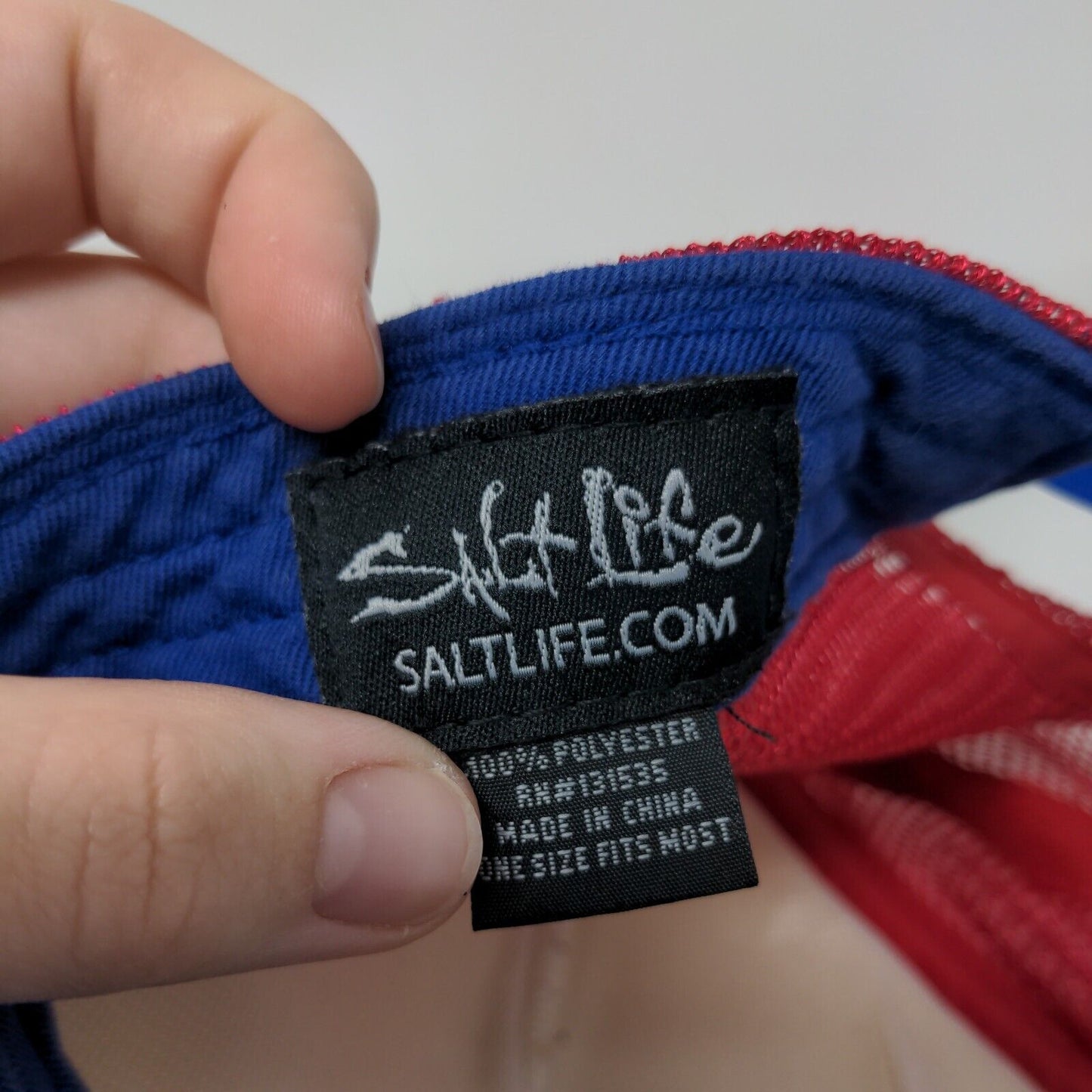 Salt Life Snapback Trucker Hat Multicolor OSFM Adjustable Mesh Back Polyester