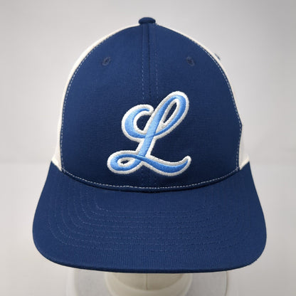 Boombah Fitted Hat Blue S-M Embroidered Colorblock 6 Panel Outdoor