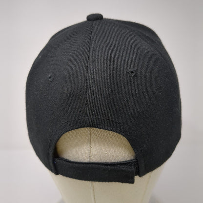 Lake Tahoe Bear Strapback Hat Black One Size Adjustable Outdoor 6 Panel