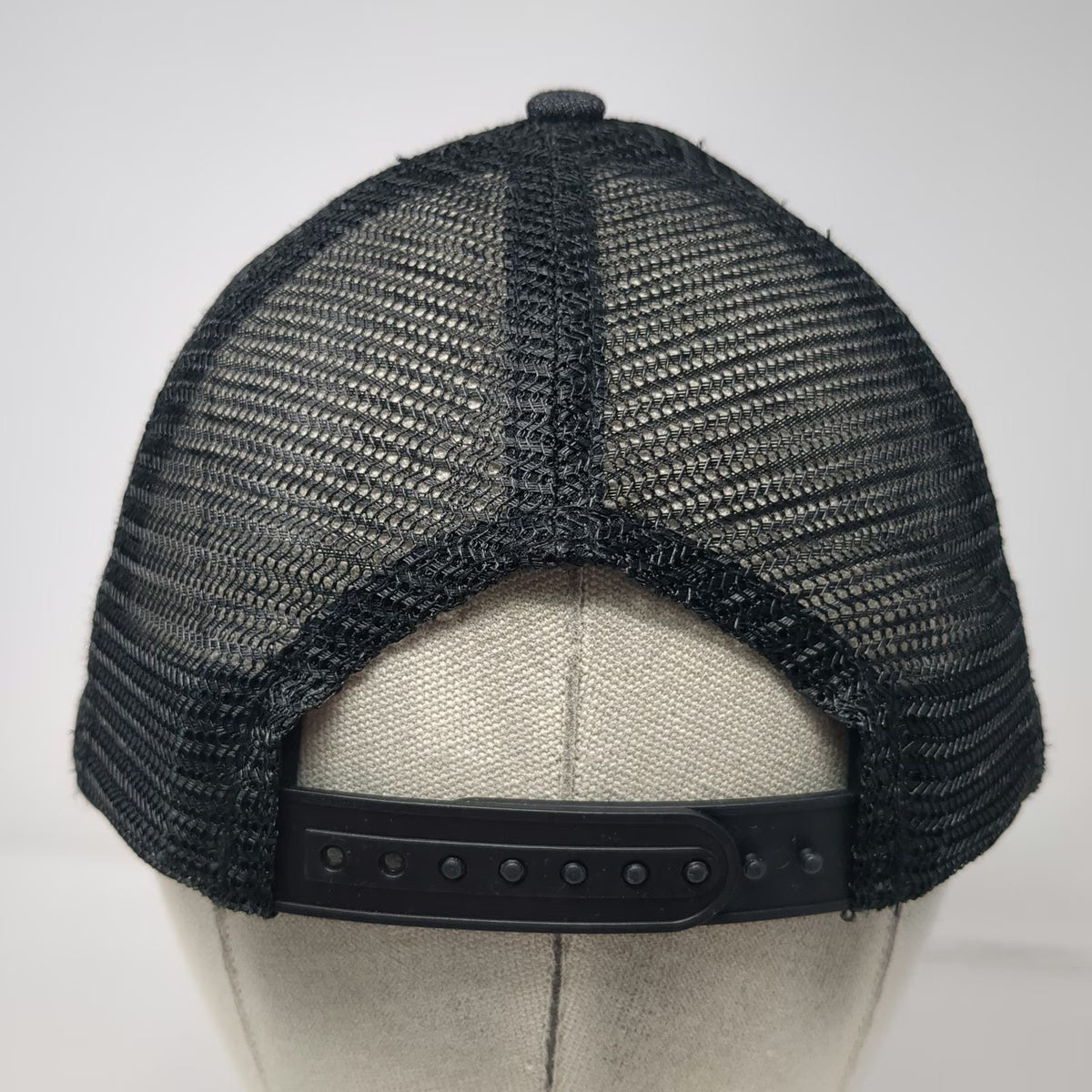 Kubota Trucker Hat Black One Size Mesh Back Snapback Gray Diamond Logo Patch