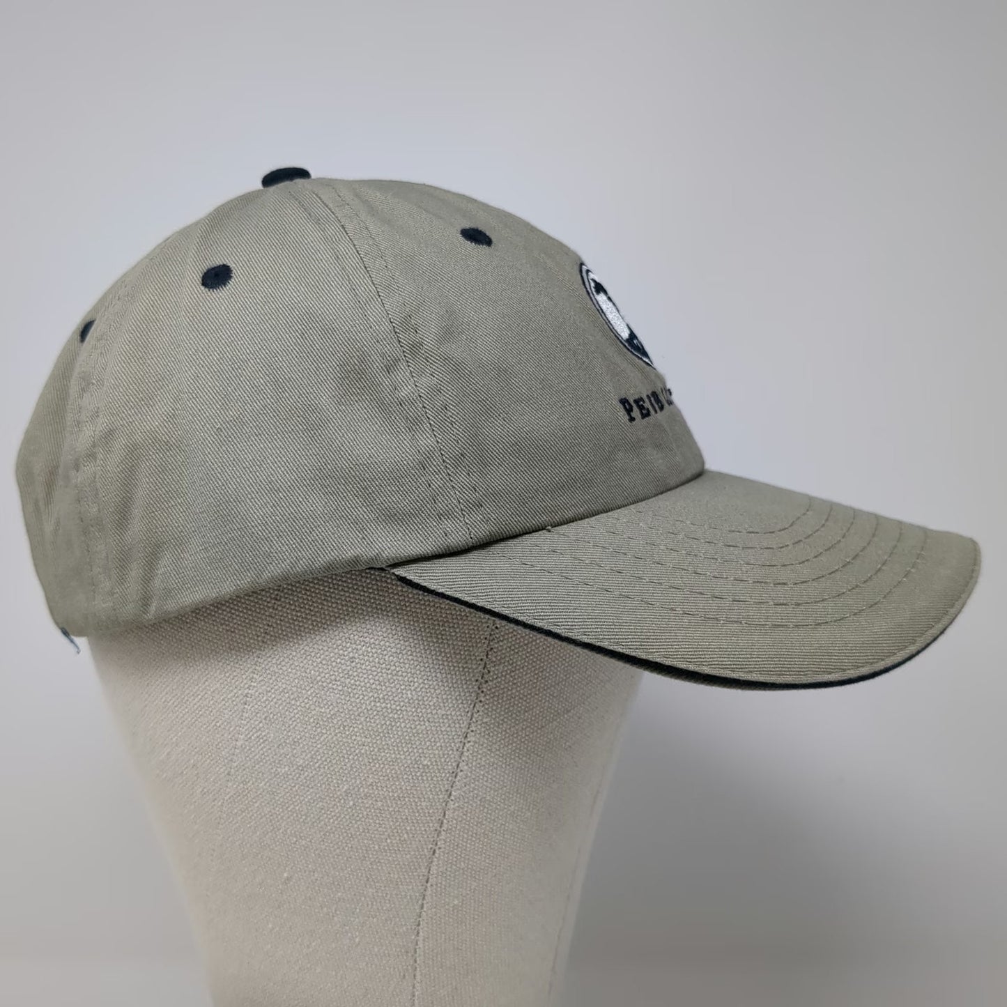 Pebble Beach Baseball Cap Beige One Size Hat 1919 Lone Cypress Golf Strapback