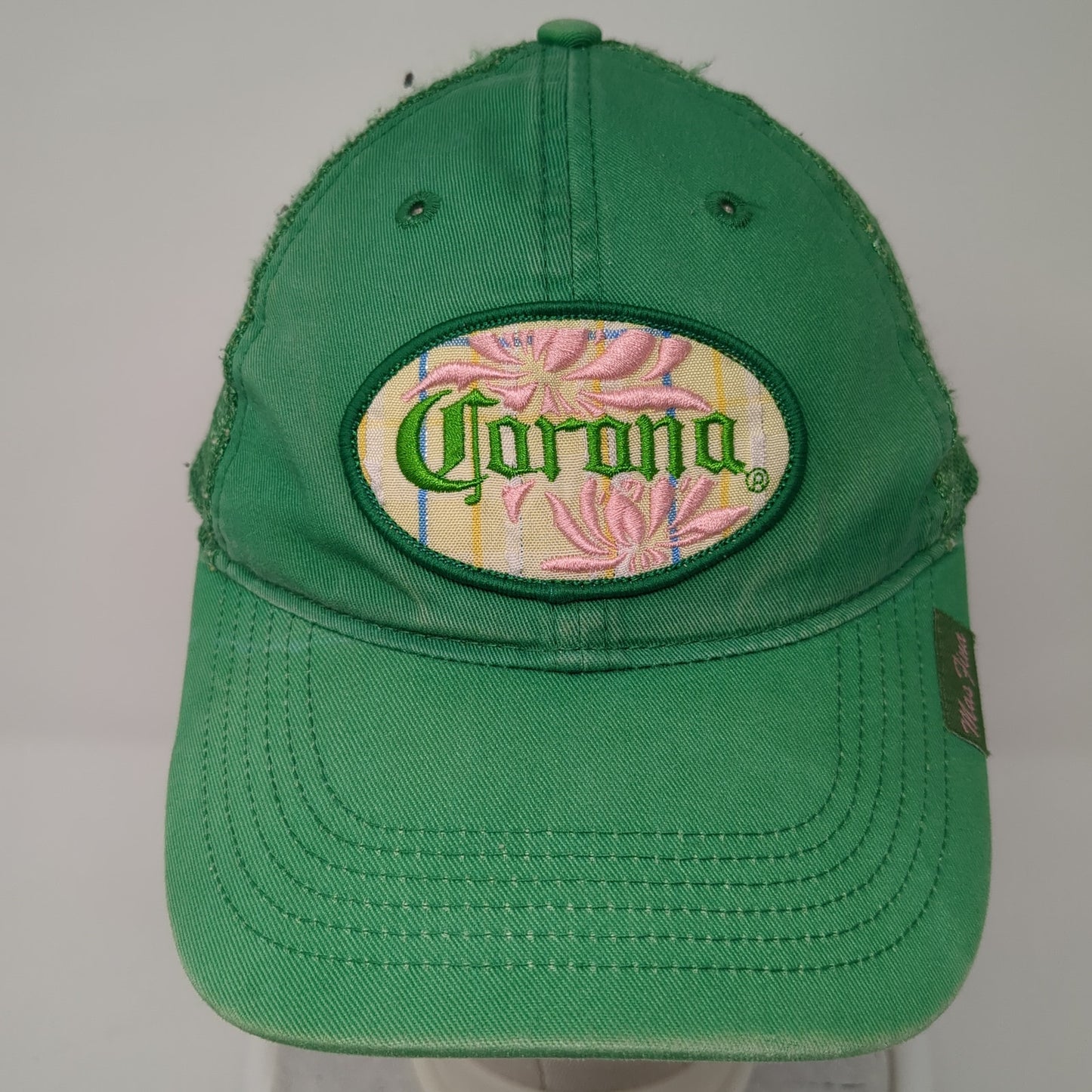 Corona Hecho En Mexico Trucker Hat Green One Size Adjustable Mesh Back Anoma