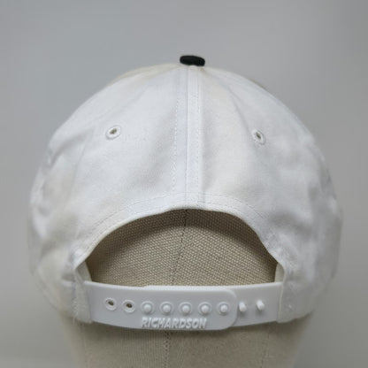 Richardson Trucker Hat Black One Size The Peltz Co Logo Snapback Contrast Stitch