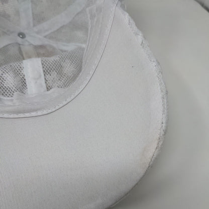 Unbranded Snapback Hat White One size Adjustable Floral Lace Trim Polyester