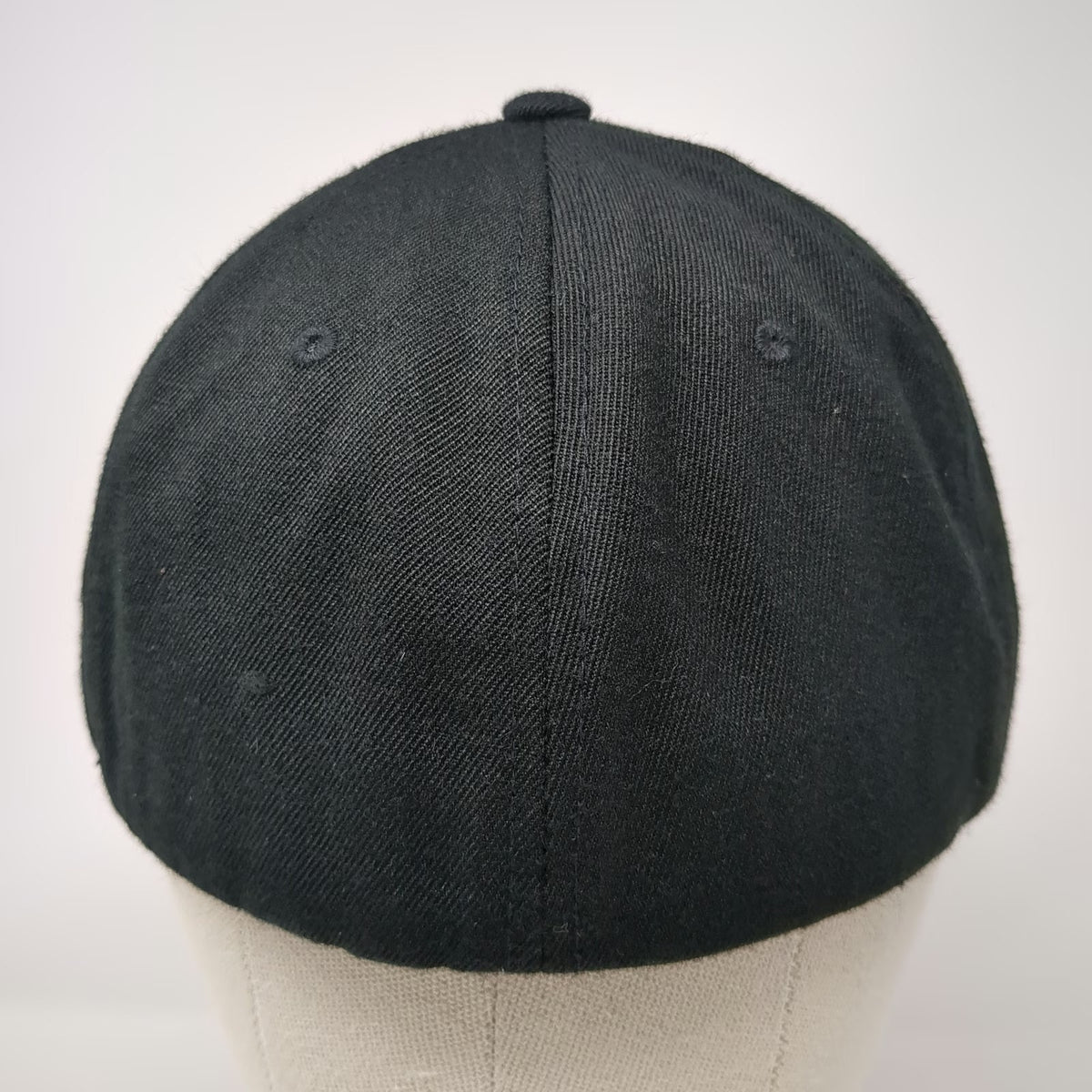 Flexfit Baseball Cap Black XL Jackson Construction Dean 6 Panel Curved Brim Hat