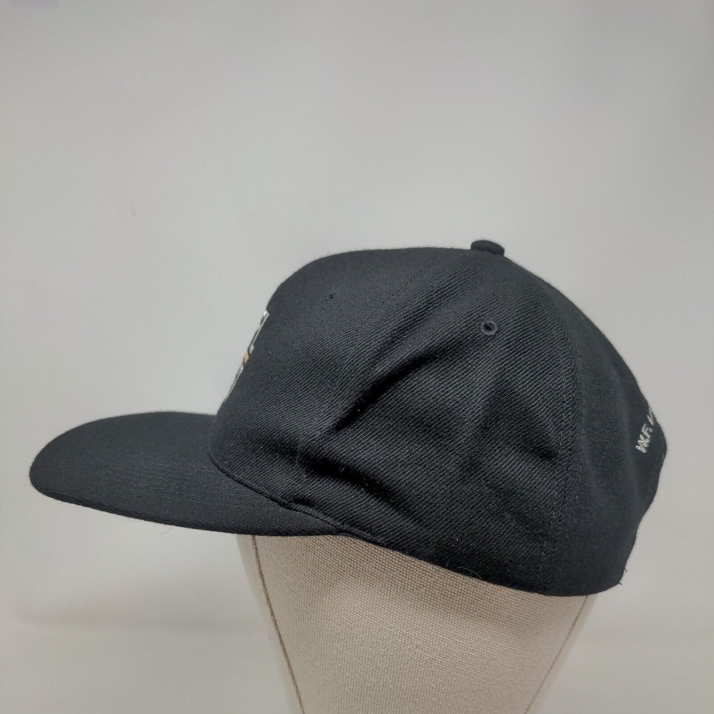 W.F. Leopold Management Snapback Hat Black One Size Embroidered Nissun
