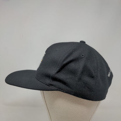 W.F. Leopold Management Snapback Hat Black One Size Embroidered Nissun