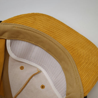 You Know. 5 Panel Yellow Hat OSFM Wagstaff Crane Corduroy Rope Snapback Patch