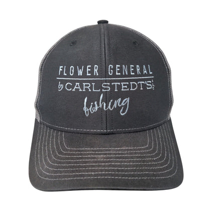 Flower General by Carlstedt's LLC Fishing Trucker Hat Black One Size Richardson