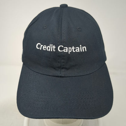 Credit Captain NetNow Logo Baseball Cap Black One Size Slideback Cotton Hat