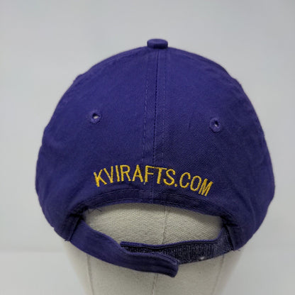 Kootenai Valley Inflatables Strapback Hat Purple Youth Embroidered