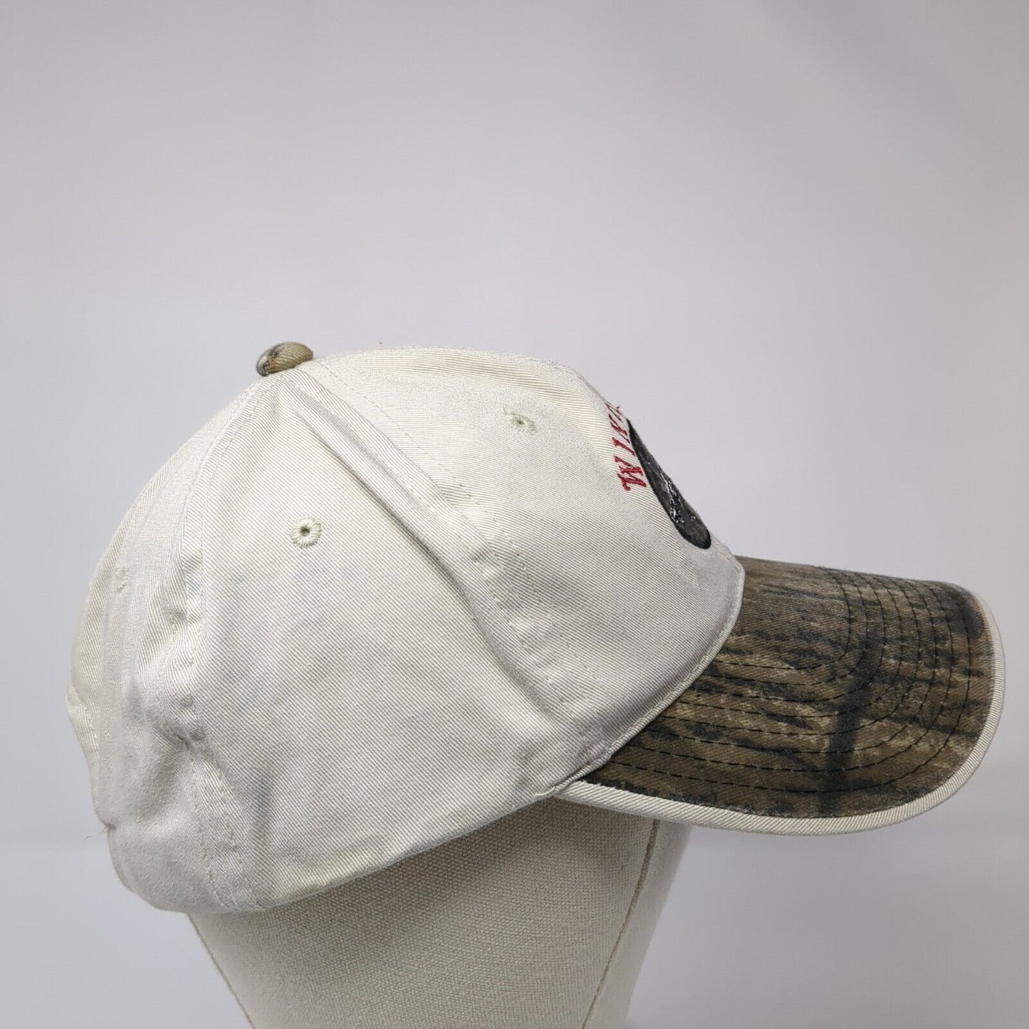 Winchester Slideback Hat Tan One Size Adjustable Embroidered Camo Trim
