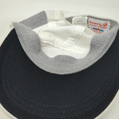 Headsweats 5 Panel White One Size Hat Ironman 70.3 Boise Mesh Performance
