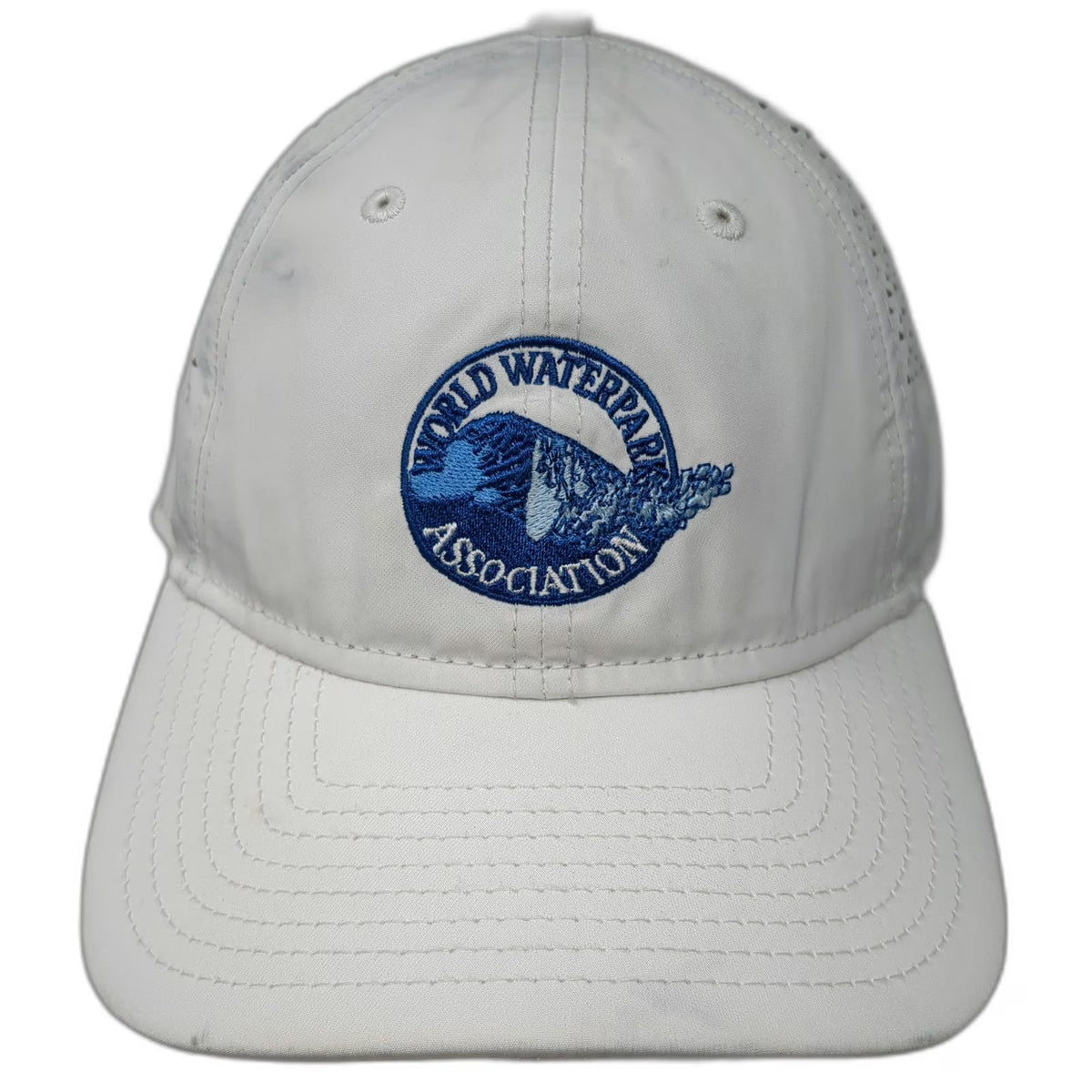 New Era White Baseball Cap One Size World Waterpark Association Strapback Hat