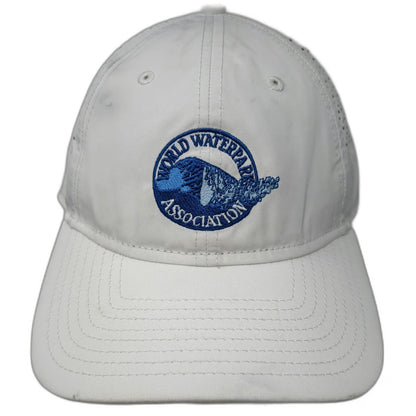 New Era White Baseball Cap One Size World Waterpark Association Strapback Hat