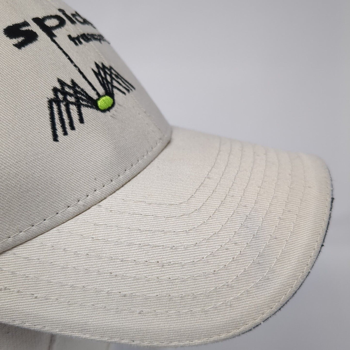 Spider Transport Inc Strapback Hat Tan One Size Embroidered Zephyr