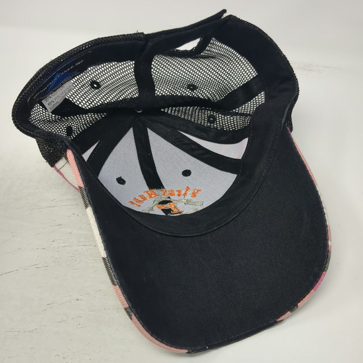 Mountain Lakes Baseball Cap Black One Size First Hunt Foundation Pink Camo Hat