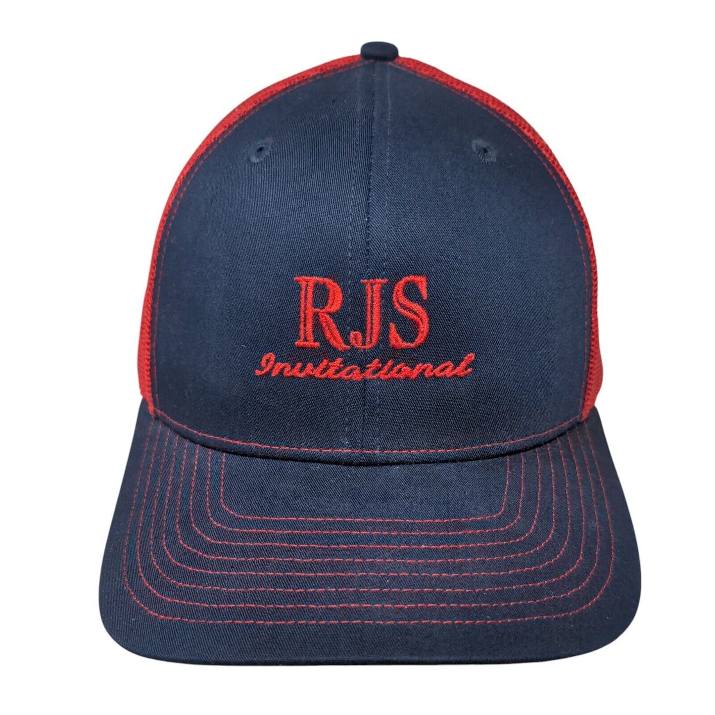 RJS Invitational Strapback Trucker Hat Multicolor One Size Mesh Back