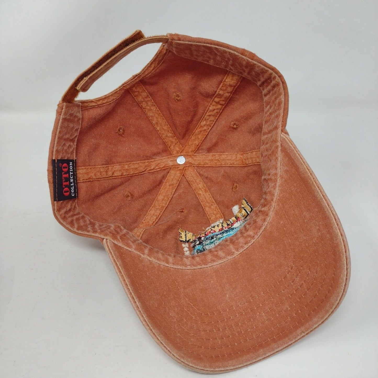 West Yellowstone Rod Run 2013 Montana Strapback Hat Brown OSFM Adjustable Otto