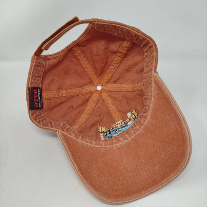 West Yellowstone Rod Run 2013 Montana Strapback Hat Brown OSFM Adjustable Otto