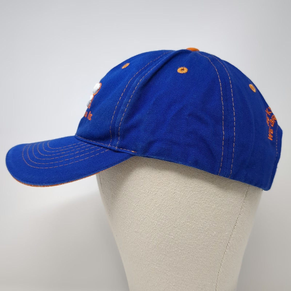 Buck's Athletic Baseball Cap Hat Blue One Size Farm Bureau Insurance Idaho Logo