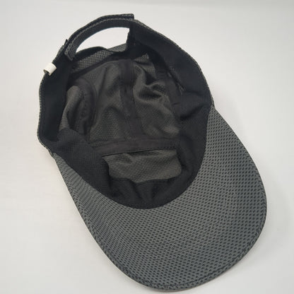 Unbranded Strapback 5 Panel Hat Gray One Size Adjustable Solid Blank
