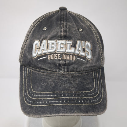 Cabela's Boise Idaho Slideback Hat Gray One Size Embroidered Adjustable