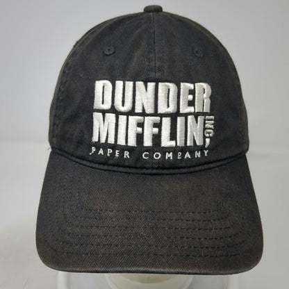 The Office Dunder Mifflin Paper Company Baseball Cap Black OSFM Slideback Hat