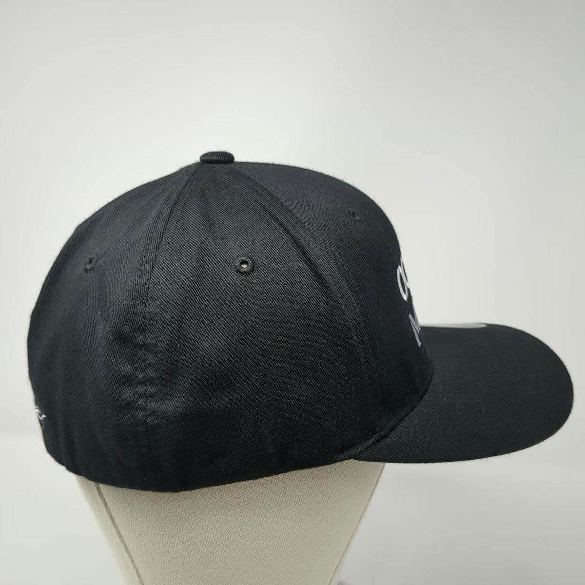 Flexfit SpaceX Occupy Mars Baseball Cap Black XL Hat Embroidered Fitted Logo