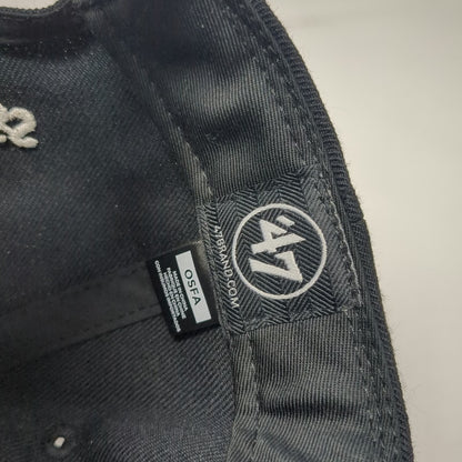 '47 Brand Baseball Cap Black One Size Hammer Strength Life Fitness Strapback Hat