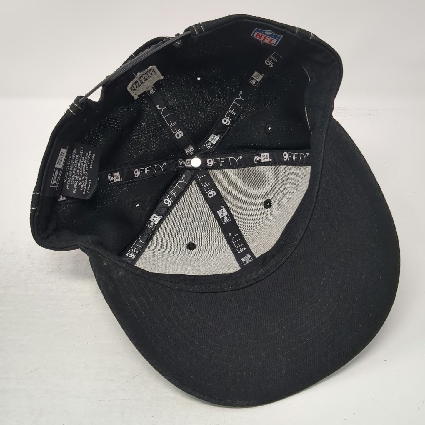 Kansas City Chiefs NFL New Era Snapback Hat Black One Size 1960 Side Patch Flat