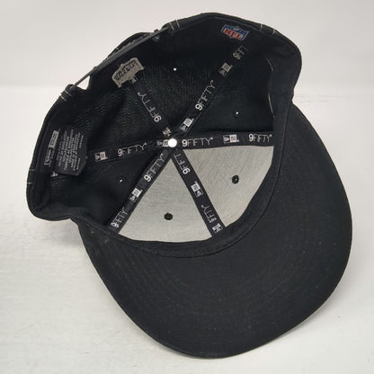 Kansas City Chiefs NFL New Era Snapback Hat Black One Size 1960 Side Patch Flat