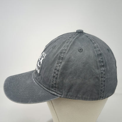 Port Authority Baseball Cap Gray One Size Hilex Poly Novolex Embroidered Hat