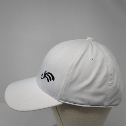 Puma Snapback Hat White One Size Adjustable Flexfit 110 Embroidered