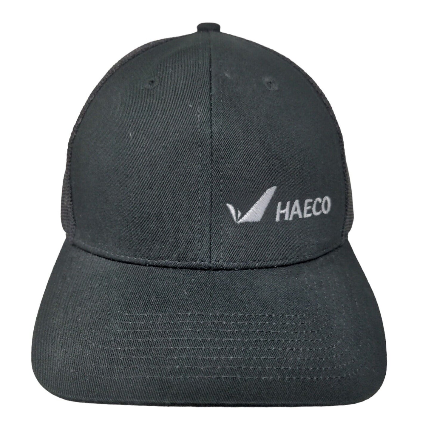 Outdoor Cap Men's Snapback Mesh Back Hat Black Adjustable Embroidered Logo
