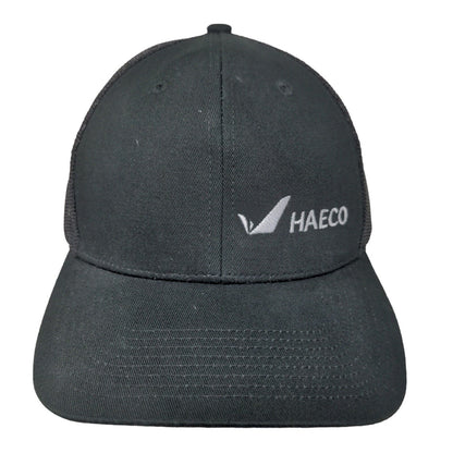 Outdoor Cap Men's Snapback Mesh Back Hat Black Adjustable Embroidered Logo